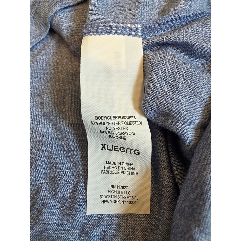 NWT GAIAM Women's XL Sage Green Stonewash Heather Blue Athleisure Exhale Tank - Picture 5 of 6